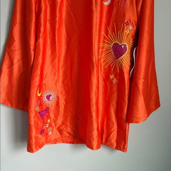 NEW Never Fully Dressed Orange Genesis Mini Dress 12 - Picture 6 of 12